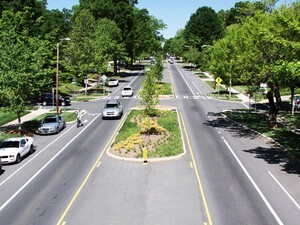 Благоустройство и озеленение автомобильных дорог